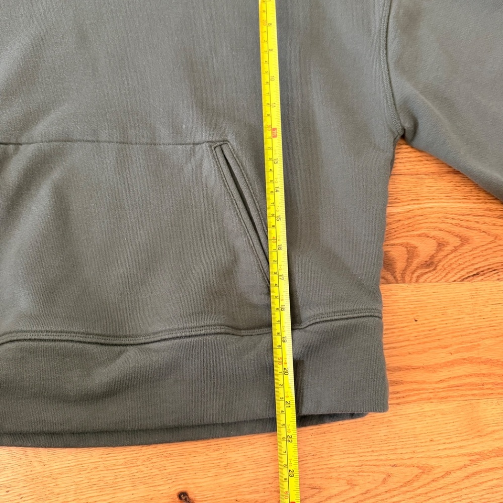 ALO Yoga Oversized Low Key Hoodie with Bell Sleeves in Army Green (Size XS) - Picture 7 of 9